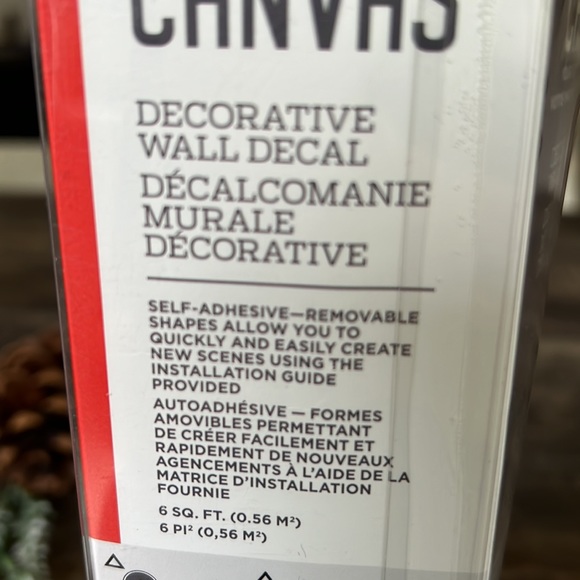 🎁 4/$25 - CANVAS Decorative geometric wall decals - NEW - Picture 3 of 4